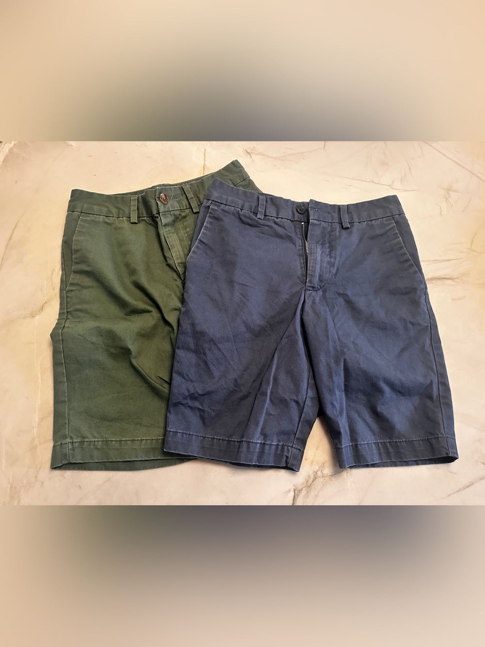 Boys Ralph Lauren Casual Cotton Shorts in Navy and Olive